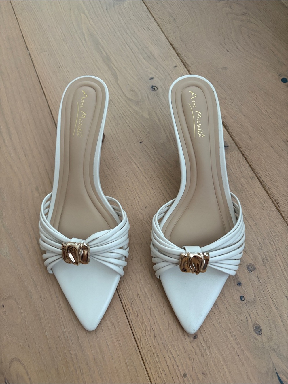 Ann Michelle Kitten Heel Sandals
